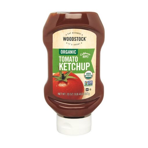 Woodstock Organic Tomato Ketchup Squeeze 567g