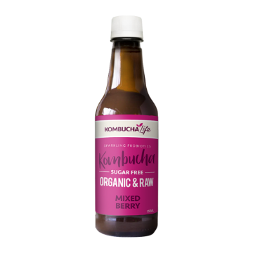 Kombucha Life - Organic & Raw Mixed Berry 350ml FULL CASE ORDERS ONLY