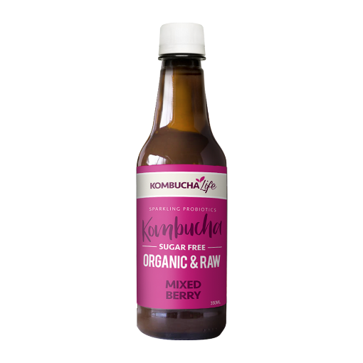 Kombucha Life - Organic & Raw Mixed Berry 350ml FULL CASE ORDERS ONLY