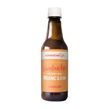 Kombucha Life - Organic & Raw Ginger 350ml FULL CASE ORDERS ONLY