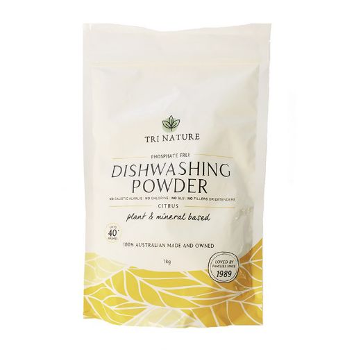 Tri Nature Dishwashing Machine Powder 1kg FULL CASE ORDERS ONLY