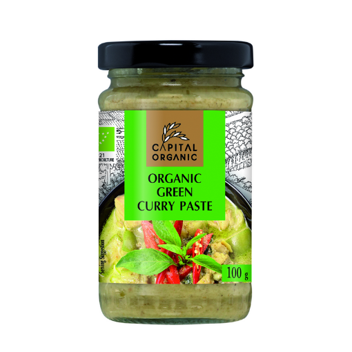 Capital Organic Green Curry Paste 6x100g FULL CASE ORDERS ONLY