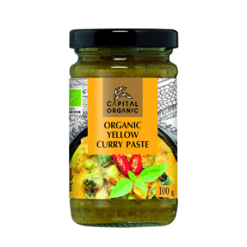 Capital Organic Yellow Curry Paste 6x100g FULL CASE ORDERS ONLY 