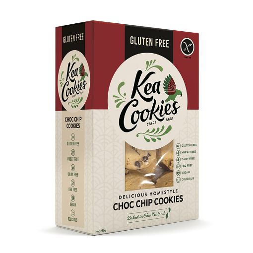 Kea Cookies Gluten Free - Choc Chip 6x250g FULL CASE ORDERS ONLY