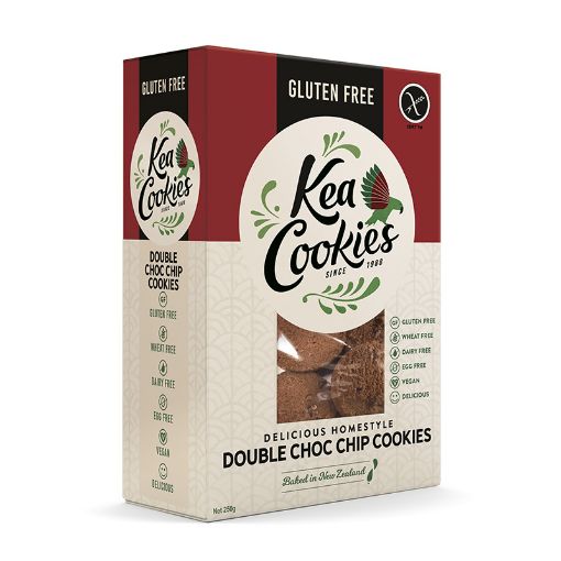 Kea Cookies Gluten Free - Double Choc Chip 6x250g FULL CASE ORDERS ONLY