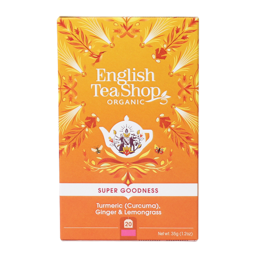 English Tea Shop Organic Turmeric, Ginger & Lemongrass 6x20pcs FULL CASE ORDERS ONLY 