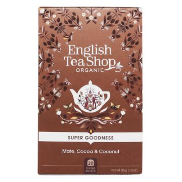 English Tea Shop Organic Yerba Mate, Cacao & Coconut 6x20pc FULL CASE ORDERS ONLY