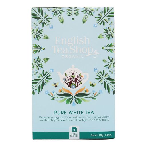 English Tea Shop Organic White Tea Teabags 6x20pc FULL CASE ORDERS ONLY 