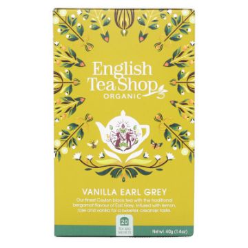 English Tea Shop Organic Vanilla Earl Grey Teabags 6x20pcFULL CASE ORDERS ONLY 