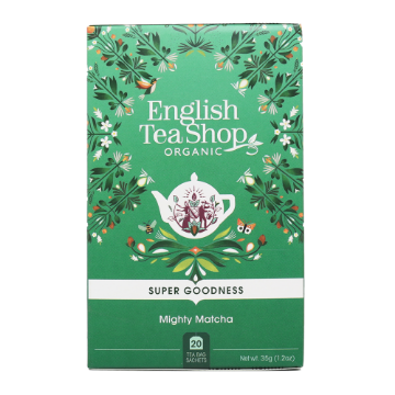 English Tea Shop Organic Mighty Matcha 6x20pcFULL CASE ORDERS ONLY