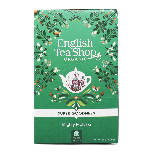 English Tea Shop Organic Mighty Matcha 6x20pcFULL CASE ORDERS ONLY