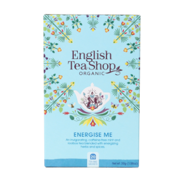 English Tea Shop Organic Wellness Tea Energize Me 6x20pc FULL CASE ORDERS ONLY