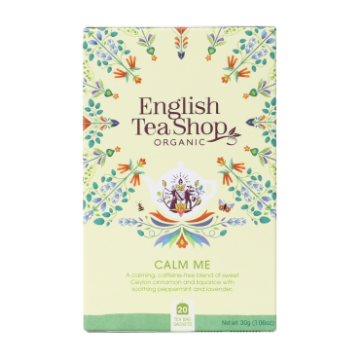 English Tea Shop Organic Wellness Tea Calm Me 6x20pc FULL CASE ORDERS ONLY