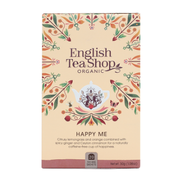 English Tea Shop Organic Wellness Tea Happy Me 6x20pc FULL CASE ORDERS ONLY