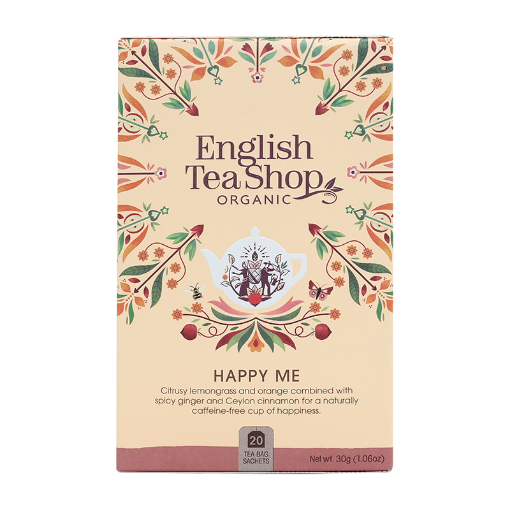 English Tea Shop Organic Wellness Tea Happy Me 6x20pc FULL CASE ORDERS ONLY