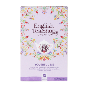 English Tea Shop Organic Wellness Tea Youthful Me 6x20pc FULL CASE ORDERS ONLY