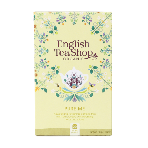 English Tea Shop Organic Wellness Tea Pure Me 6x20pc FULL CASE ORDERS ONLY