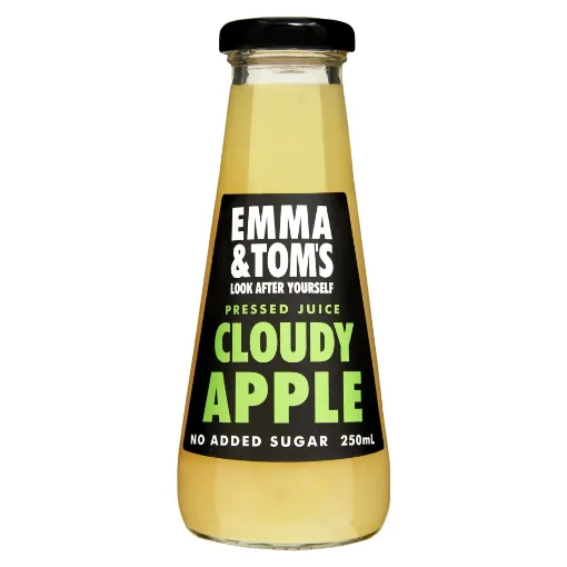 Emma & Toms - Cloudy Apple Juice Glass 250ml 