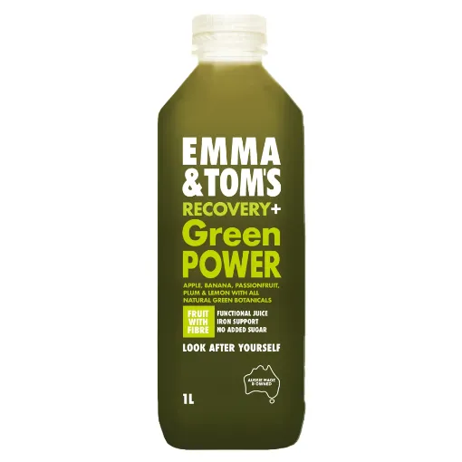 Emma & Toms - Green Power Smoothie 1L x 6