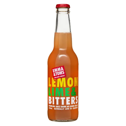 Emma & Toms - Lemon, Lime & Bitters Sparkling Juice 330ml 