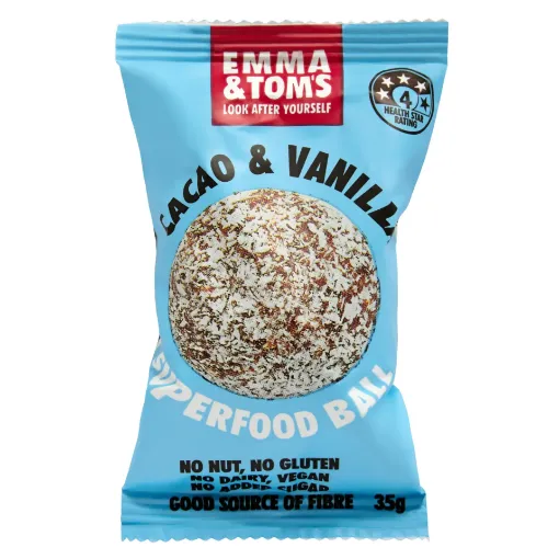 Emma & Toms - Cacao & Vanilla Superfood Ball 35g