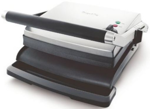 Picture of Breville - Breville - The Adjusta Electric Grill & Sandwich Press - Stainless Steel