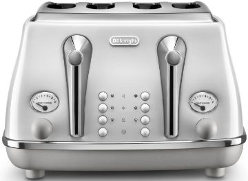 Picture of Delonghi - Delonghi - Icona Capitals 4 Slice Toaster - White