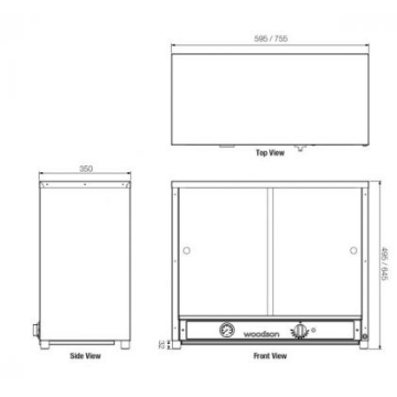 Picture of Woodson - Woodson 50 Capacity Pie Warmer