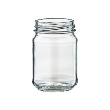 Picture of 150ml Clear Glass Round Food Jar with 53mm Twist Neck (Ctn 36)