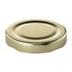 Picture of 53mm RTO Bright Gold Metal Twist Cap 0.2mm (100 Per Ctn)