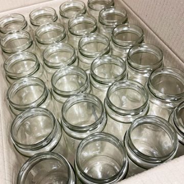 Picture of 250ml Clear Glass Round Food Jar With 63mm Twist Neck (Ctn 24)