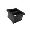 Rhino Square Knock Box – In Bench
