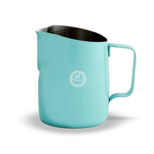 Tiamo Tapered Coloured Milk Jug Aqua