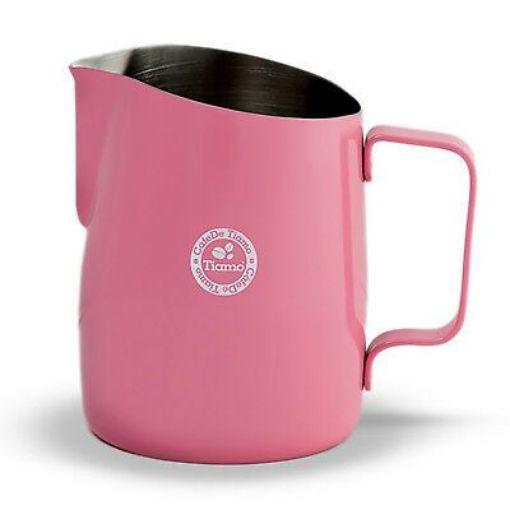 Tiamo Tapered Coloured Milk Jug Pink