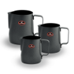Tiamo Teflon Milk Jug Black