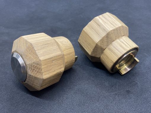 La Marzocco Linea PB Style Steam Taps – American Oak