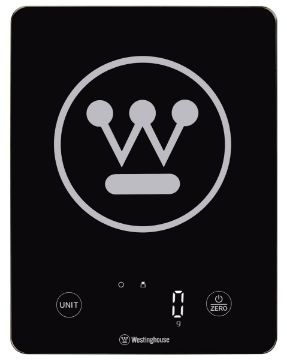 Westinghouse Digital Kitchen Scales 10kg capacity Black