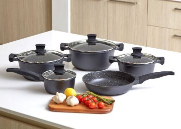 Westinghouse 5 Piece aluminium non-stick pot and pan set