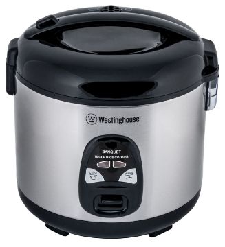 Westinghouse 10 Cup Rice Cooker Stainless Steel