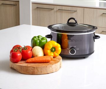 Westinghouse 3.5L Slow Cooker Black/Stainless Steel