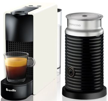 Breville - Nespresso Essenza Mini Bundle - White