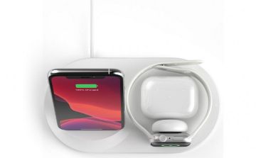 Belkin Boost Charge 3-in-1 Wireless Charger for Apple Devices - White