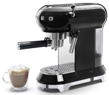 smeg 50's Style Coffee Machine Black