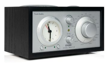 Tivoli Audio - Model Three Bluetooth Radio - Black Ash/Silver