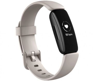 Fitbit - Inspire 2 Fitness Tracker - Lunar White/Black