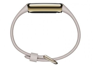 Fitbit Luxe Fitness & Wellness Tracker - Lunar White/Soft Gold Stainless Steel