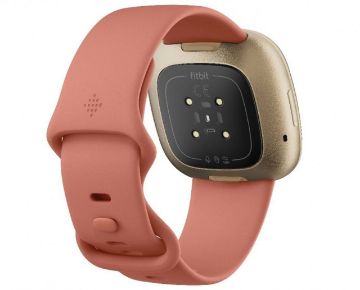 Fitbit - Versa 3 Advanced Fitness Watch - Pink Clay/Soft Gold