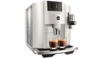 Jura - E8 Automatic Coffee Machine - Piano White (Inta)