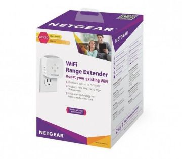 Netgear AC750 WiFi Range Ext - Wall Plug