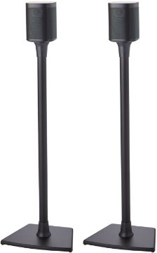 Sanus - Wireless Speaker Stands for Sonos PLAY:1 and PLAY:3 (pair) - Blk